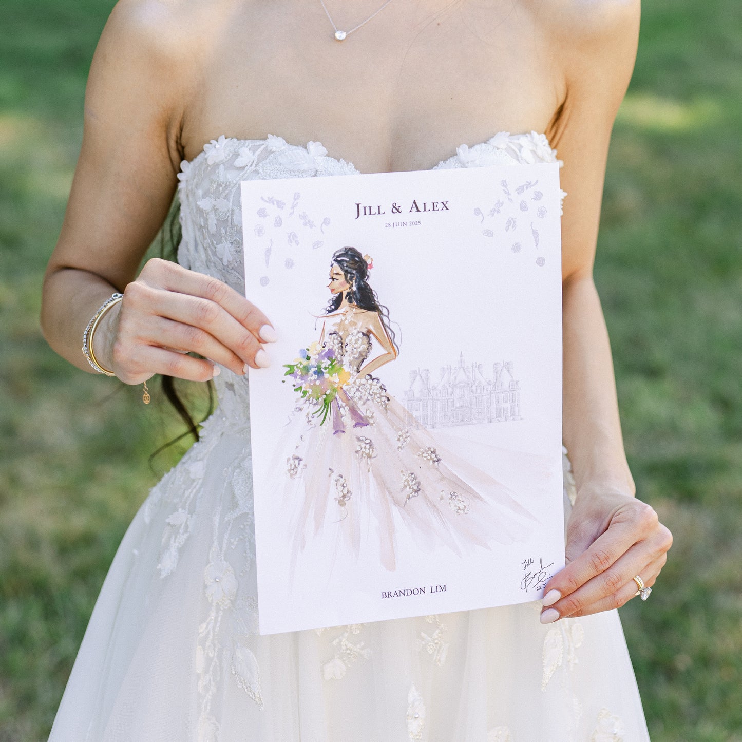 Wedding Illustration Gift