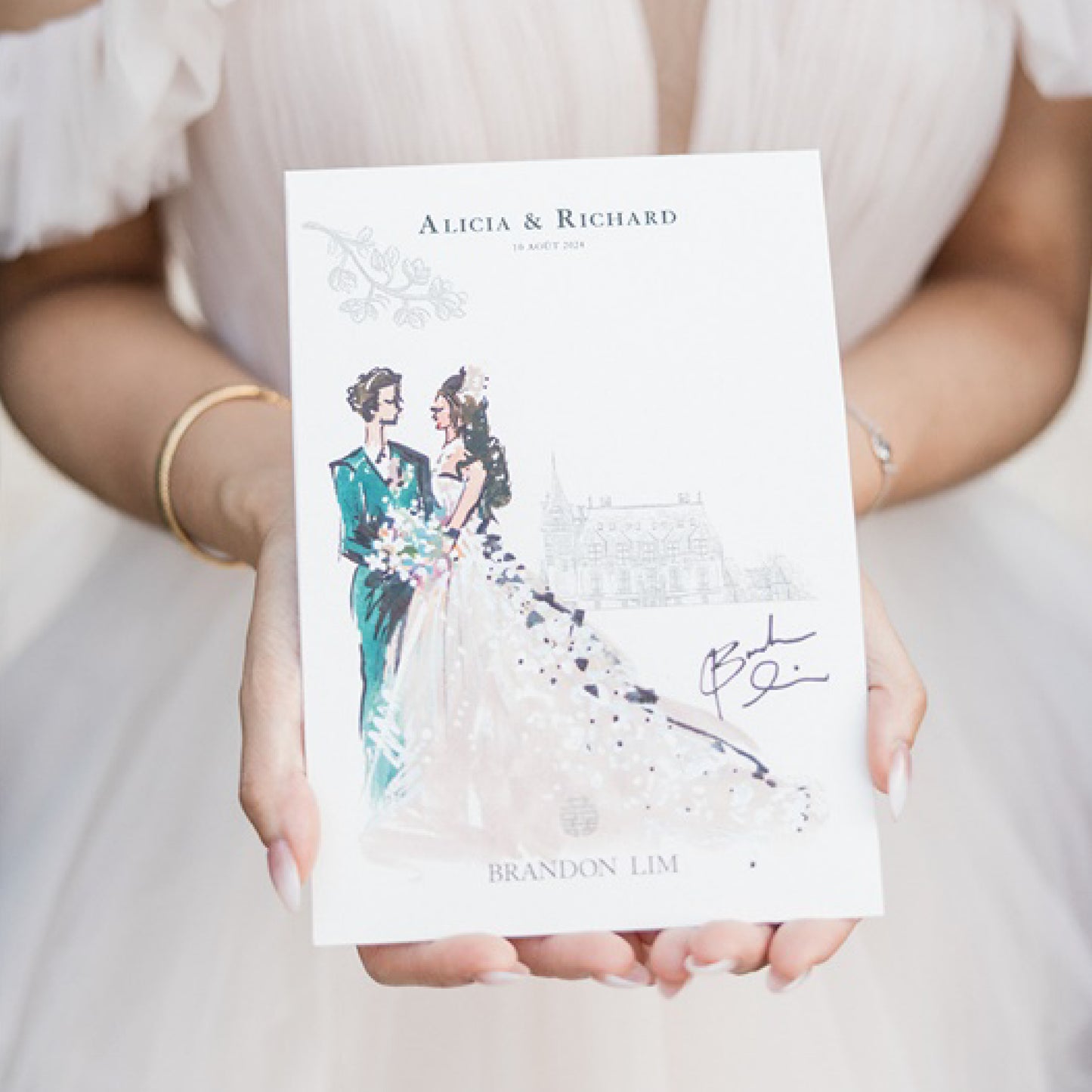 Wedding Illustration Gift